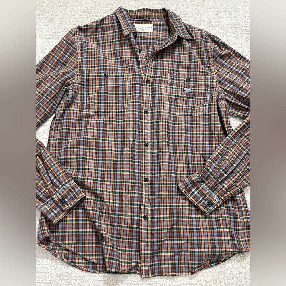Ralph Lauren Denim & Supply Lightweight Cotton Button Down Shirt